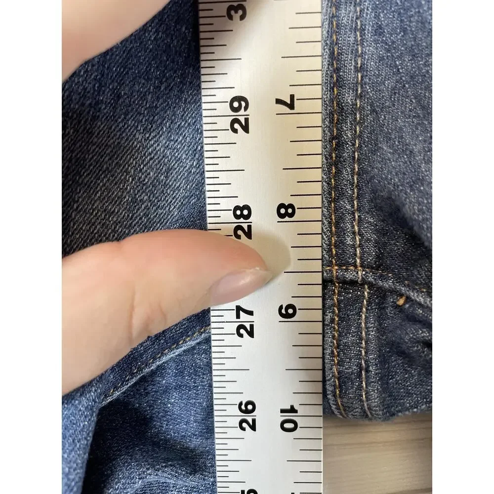 Old Navy‎ Jeans Womens 6 Blue The Flirt Mid Rise Stretch Denim Zip Fly Regular
